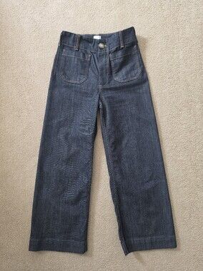Maeve The Colette Straight Jeans in Indigo Blue